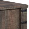 Classic 47 Inch Coffee Table, Lift Top Concealed Storage, Rustic Brown Wood