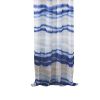 Oda 84 Inch Window Curtains, Microfiber Polyester, Blue Ocean Wave Print