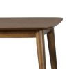 3 Piece Rectangular Coffee and Square End Table Set, Rich Walnut Brown Wood