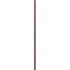 Cyan 65 Inch Modern Adjustable Arc Floor Lamp, Amber Mica Shade, Rust Metal