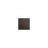24 Inch Modern Round Side End Table, Espresso Brown Wood, Gold Metal Legs