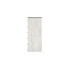 Wisp 46 Inch Tall Dresser Chest, 5 Drawers, Rustic Smooth White Finish