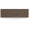 Vells 60 Inch Credenza Table, 2 Adjustable Shelves, Brushed Grayish Brown