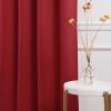 52 x 120 inch Solid Red Thermal Blackout Curtain Panels - Set of 2