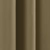 52 x 84 inch Solid Olive Green Thermal Blackout Curtain Panels - Set of 2