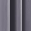 52 x 54 inch Solid Grey Thermal Blackout Curtain Panels - Set of 2