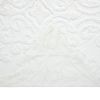 King Size 100-Percent Cotton Chenille 3-Piece Coverlet Bedspread Set in White