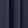 52 x 84 inch Solid Navy Blue Thermal Blackout Curtain Panels - Set of 2