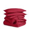 Full/Double Size All Season Super Soft Down Alternative Comforter Set Red