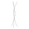 74-inch Freestanding Silver Metal Coat Rack Entryway Hall Tree Umbrella Stand