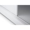 Hud 71 Inch Modern TV Console Media Entertainment Center, 5 Open Compartments, 1 Sliding Door, White