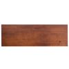 Kalyn 75 Inch Handcrafted TV Media Console Entertainment Center, 2 Doors, Center Shelf, Geometric Screen Printed Design, Brown Acacia Wood, Brass