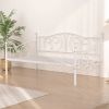 Twin size Victorian White Metal Daybed Frame - 350 lbs. Weight Capacity