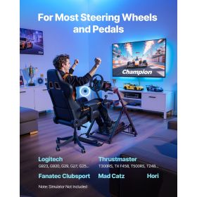 Racing Wheel Stand, Adjustable & Foldable Simulator Stand for Logitech G923 G920 G29 G27