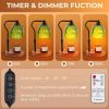 Candle Warmer Lamp with Timer and Wireless Remote Control, Dimmable Candle Warmer for Jar Candles, Height Adjustable Wax Melts Warmer