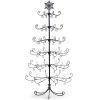 6ft Black PVC Iron Christmas Tree with Snowflake Top (Accessories Not Included) - Everyday Decor Tree