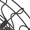 Wall Mounted Fan with Lights, 21 inch Wall Mount Fan with Remote, 6 Speeds Plug in Wall Fan, Timer, 360°Adjustable Tilt for Bedroom,Garage