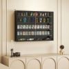 5-Tier Display Cabinet, Wall-Mounted Display Case with 2 Glass Doors and Adjustable Shelves, Jet Black