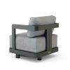 GRANADA ALUMINUM SWIVEL ARMCHAIR