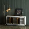 PARAGGI SIDEBOARD (WHITE & MAHOGANY)