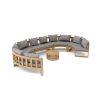 SET-812 CIRCULAR MODULAR DEEP SEATING