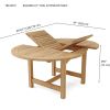 BAHAMA 67″ OVAL EXTENSION TABLE