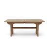 SAHARA 106″ RECTANGULAR DOUBLE EXTENSION TABLE