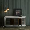 PARAGGI SIDEBOARD (WHITE & MAHOGANY)