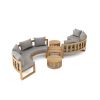 SET-813 CIRCULAR MODULAR DEEP SEATING
