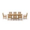 BAHAMA WILSHIRE ARMCHAIR 9-PC EXTENSION DINING SET