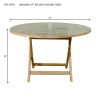 BAHAMA 47″ ROUND FOLDING TABLE