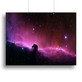 Horse Head Sky Canvas Print or Poster (type: Standard Framed Canvas Print, size: 24" x 16" / 60cm x 40cm (approx))