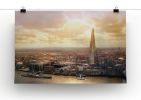 Shard of Glass at sunset Canvas Print or Poster